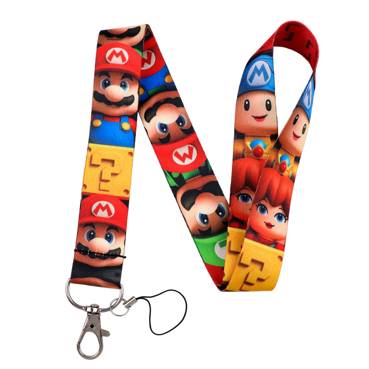 Vibrant Video Game Lanyard with Card Holder - Ideal for Students, Office, and Travel