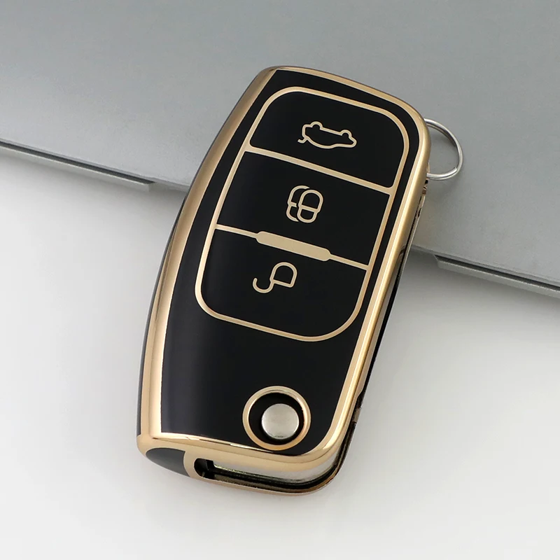 Premium Car Key Case Cover for Ford Vehicles