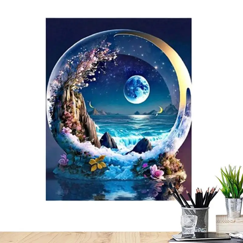 

Mushroom Crystal Art 5d DIY Gem Painting Kit Crystal Dot Art Kits For Beginners Adults And Kids Birthday Holiday Valentine's Day