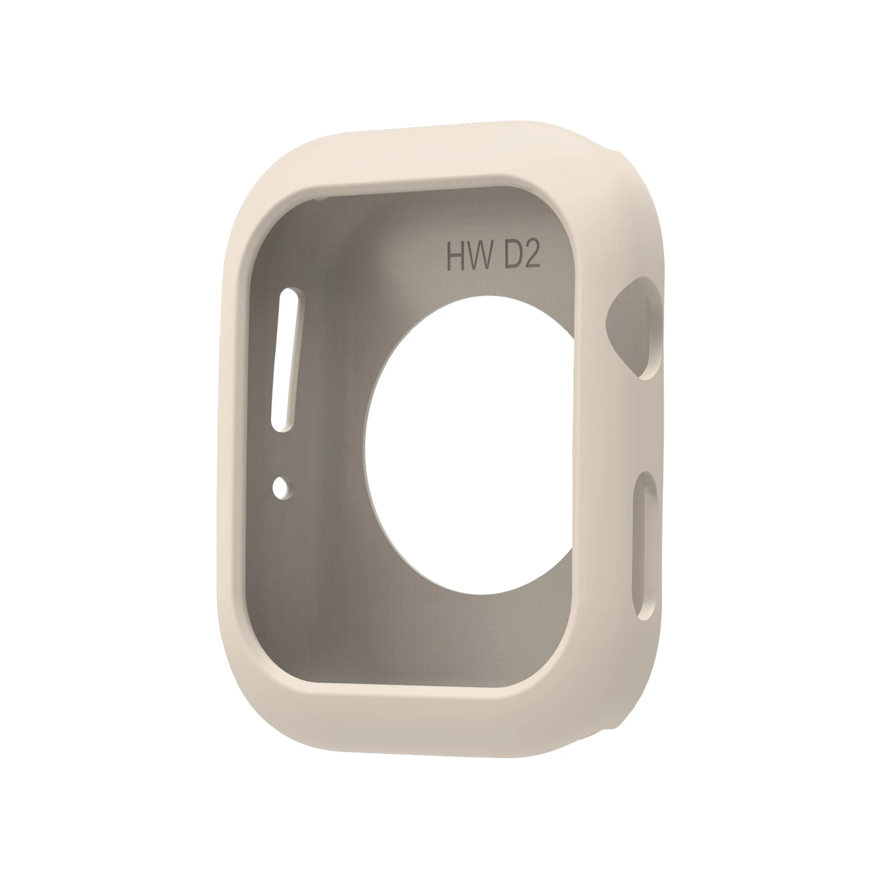 Soft Silicone Case Cover for Smartwatch - Shockproof Protector Shell with Hollow Design