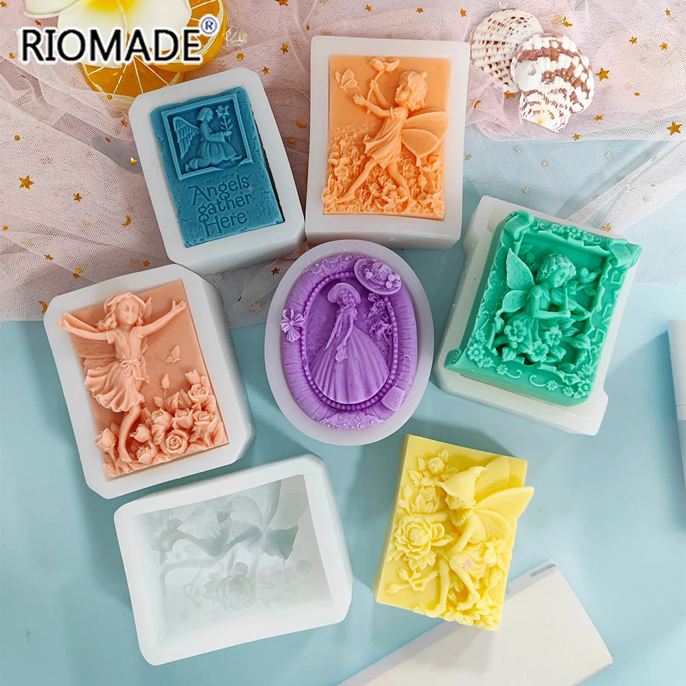 Stampo in silicone a forma di farfalla e fiori: per realizzare saponette e lozioni - Italia