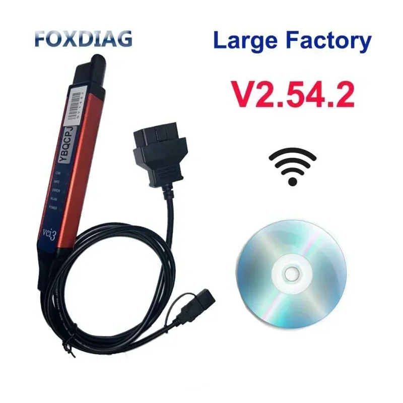 Большой кабель V2.54.2 качество A + сканер foxdiag обновление диагностики грузовика для SDP3 VCI3 OBDII сканер для смартфонов повышенной мощности