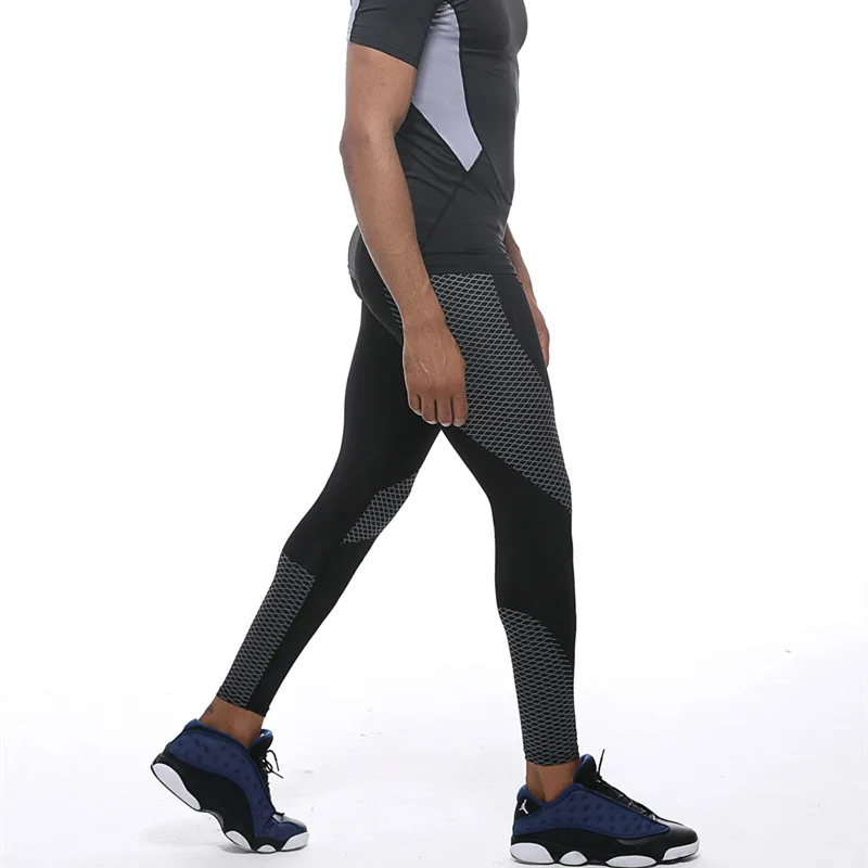 Mens Training Compression Pants Tights Cool Dry Leggings Sports Baselayer Running Tights Athletic Workout Active Shorts