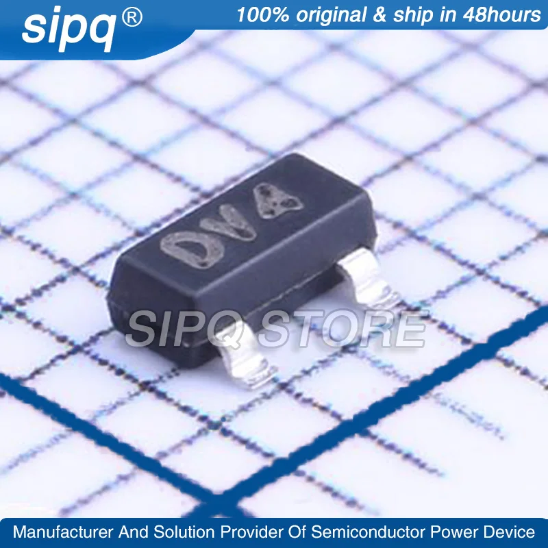 

1Reel 3000PCS/LOT 2SD596 Marking:DV4 25V 200MW 200@100MA,1V 700MA NPN SOT-23 BIPOLAR TRANSISTORS - BJT New Original In Stock