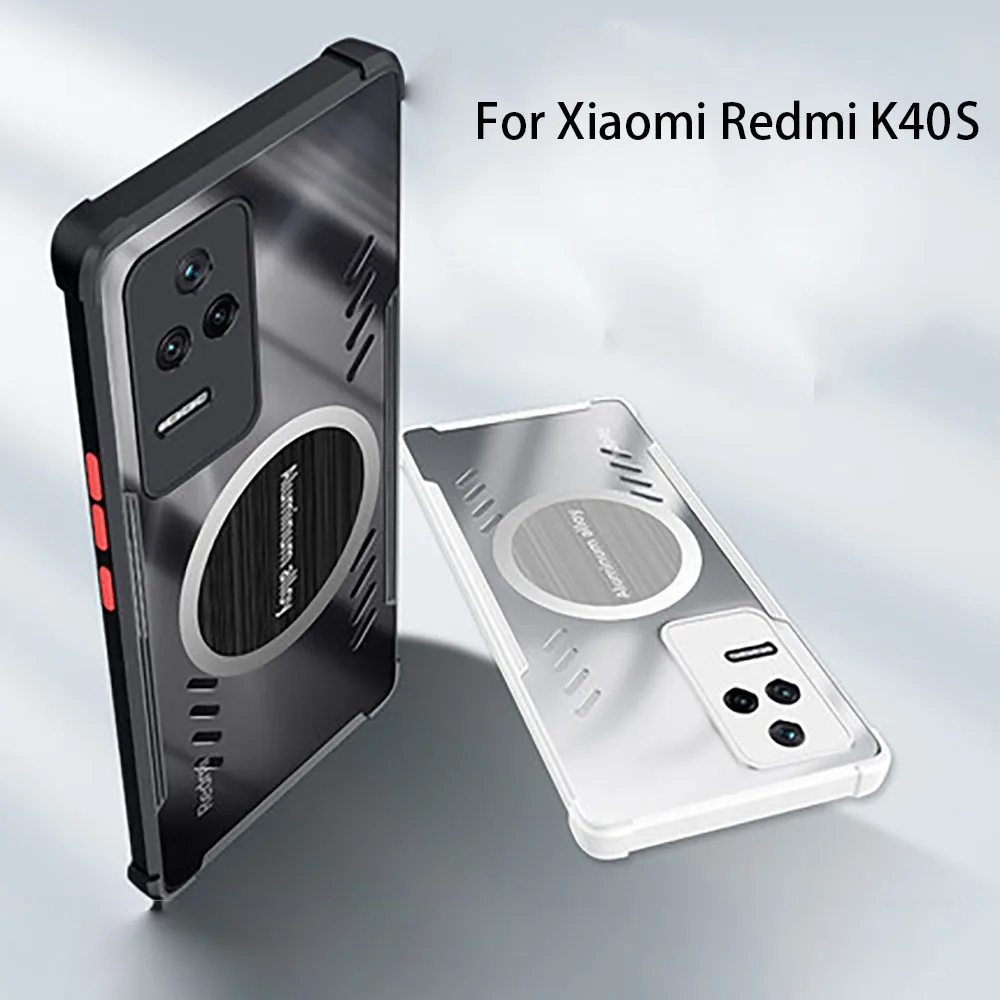 

Full cover Anti-drop Case For Xiaomi Redmi K40s Graphene Aluminum alloy chip Heat dissipation For Xiaomi Redmi K 40s cases