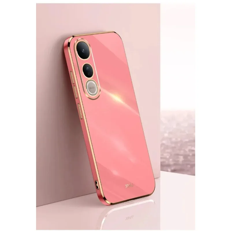 Luxurious 6D Plaiting Soft TPU Shockproof Phone Case - Elegant Plating Silicone Back Cover
