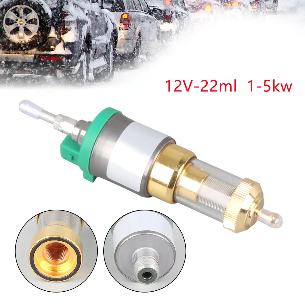 Universal Ultra Quiet 12V 5KW Metal Car Heater Fuel Pump Air Silent