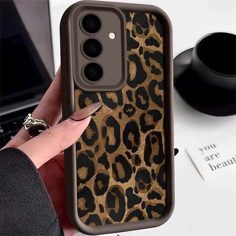 Luxury Leopard Print Graphic Phone Case Cover