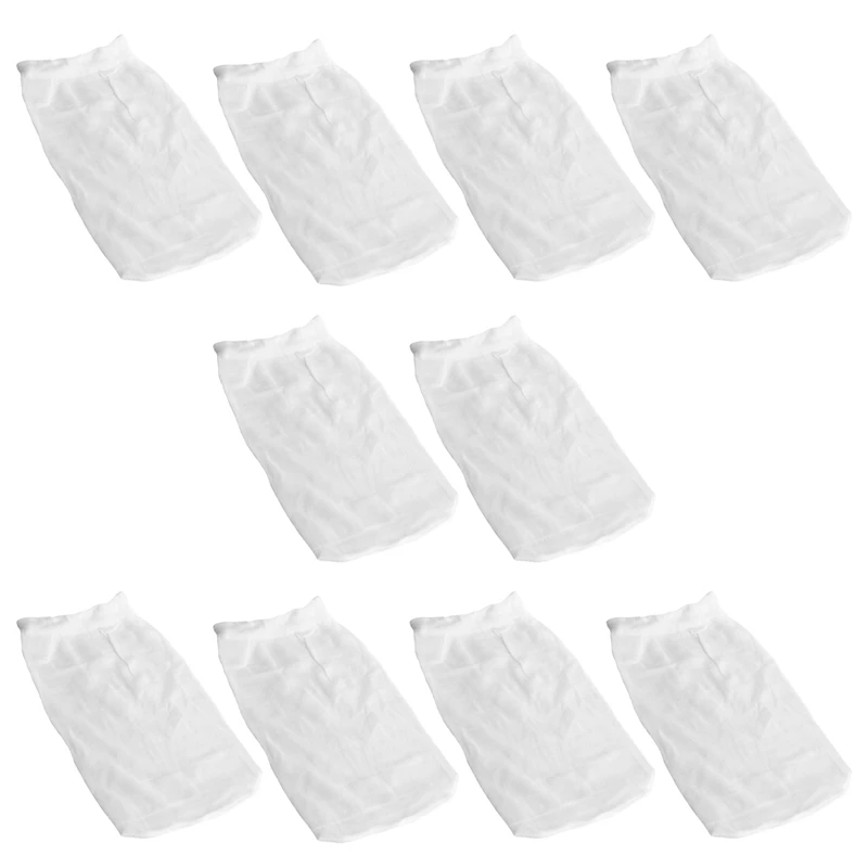 10-Pack Pool Skimmer Socks, Filter Bags, The Perfect Sock/Net/Saver To Protect Your Inground Or Above Ground Pool 15 pack of pool skimmer socks filters baskets