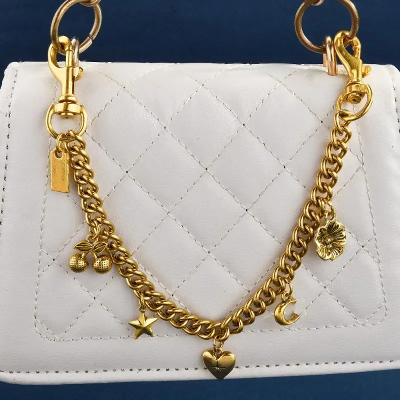 Cherry Blossom Bag Chain Strap styling