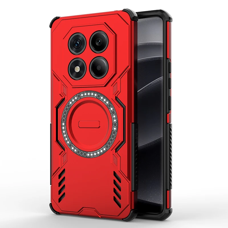 Magnetic Armor Case with Strong Magnet & Heat Dissipation - Anti-fall Protection Cover