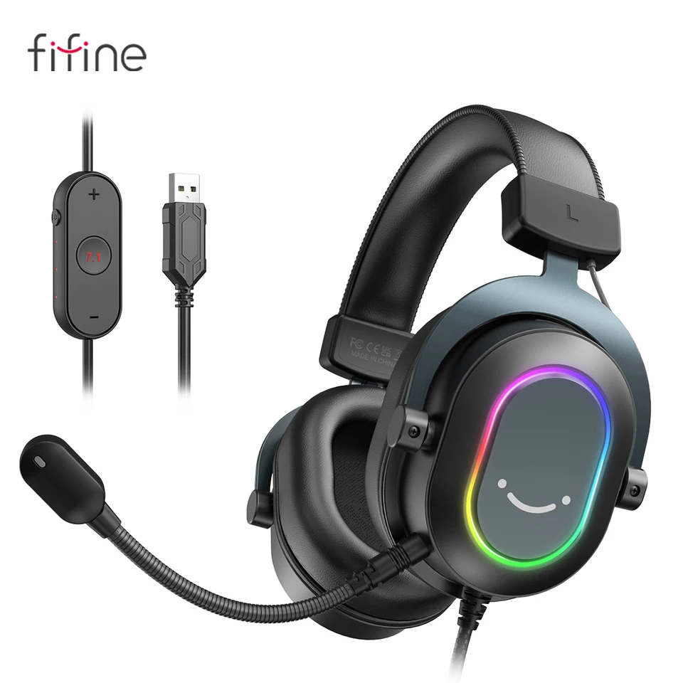 Gaming Headset With Noise Cancelling Mic, Surround Sound PC