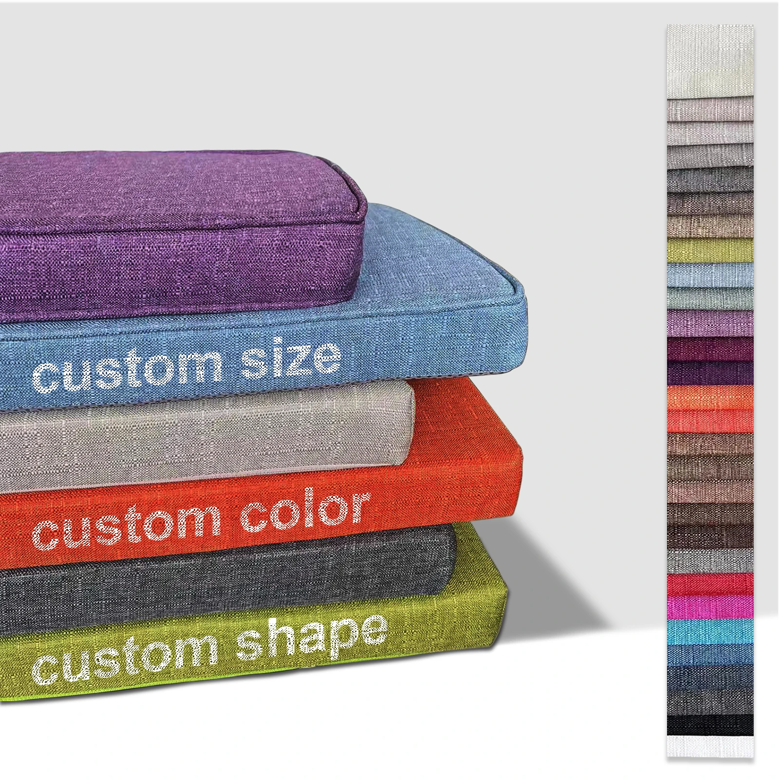 Blinhdome Bench Cushions,Indoor Breathable Bay Window Cushion,Washable Backrest Pillow Sofa Mat,Dining Chairs Cushion Pad