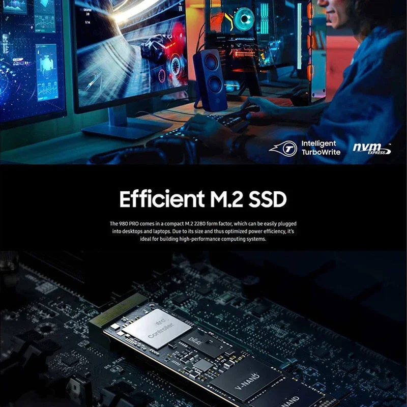  ָ Ʈ ̺ HDD ϵ ũ, Ps5 ũž PC ƮϿ, 4TB SSD M2 Nvme M.2 2280 PCLE 4.0X 980 Pro 2TB 1TB, 1 , 2 , 3 , 4 