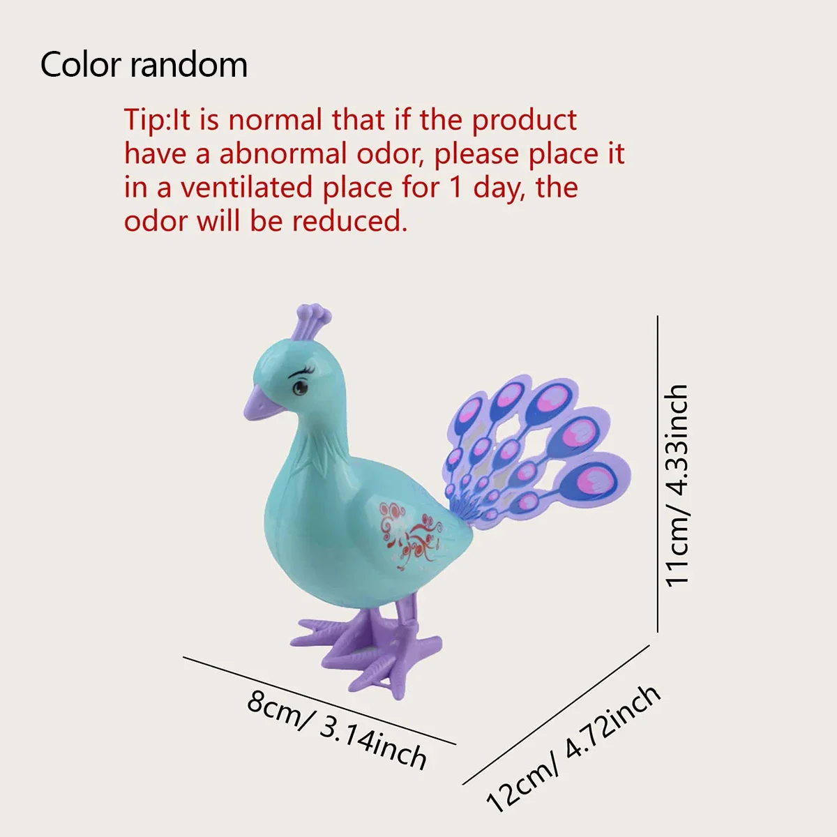 Clockwork Peacock Toy