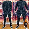 2024 New Casual Fashion Men's Sports Suit Fashion Trend Temperament Two-piece Set Plus Size Men Suits for Men  Tracksuit 1