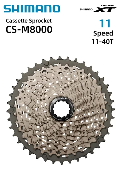 Shimano DEORE XT M8000 11v Cassette Sprocket 11 Speed CS-M8000-11