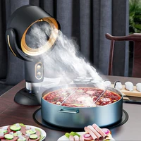 Adjustable Desktop Exhaust Fan Hood Domestic Hot Pot Smoking Machine Portable Table USB Rechargeable Home Kitchen BBQ Ventilator 2