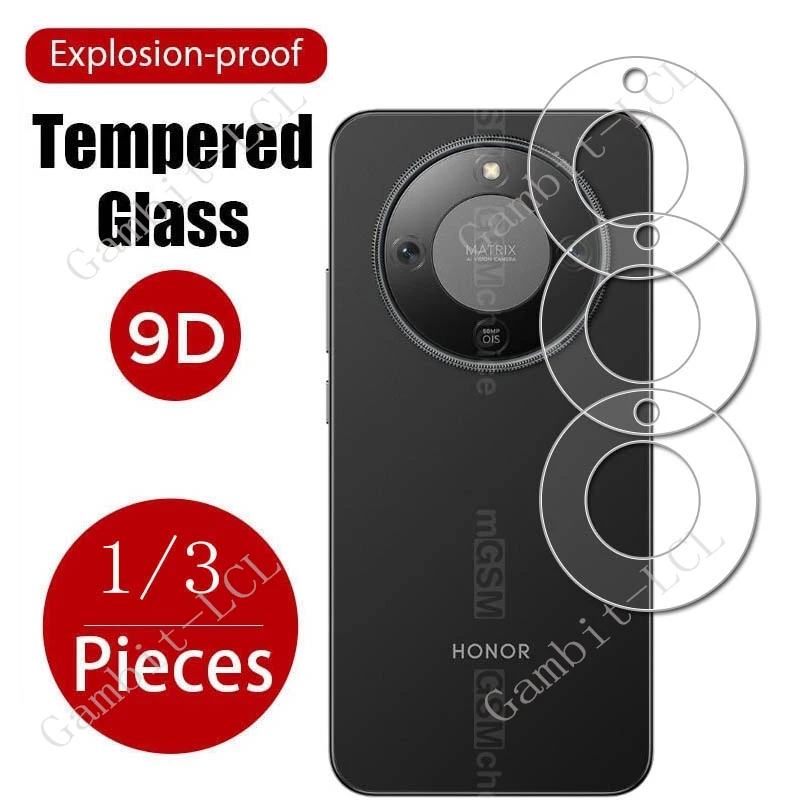 Ultra-Clear 3D 9H HD Camera Lens Tempered Glass Protector with Back Screen Shield