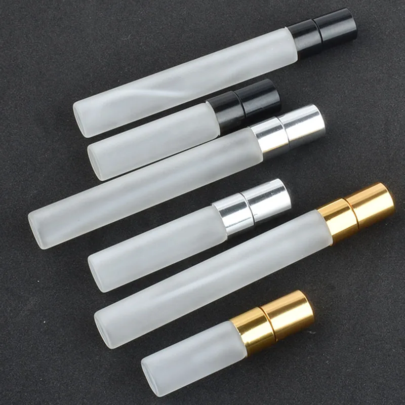 20 개/몫 3ML 5ML 10ML 미니 휴대용 다채로운 유리 향수 병 알루미늄 분무기 여행에 대 한 빈 화장품 용기