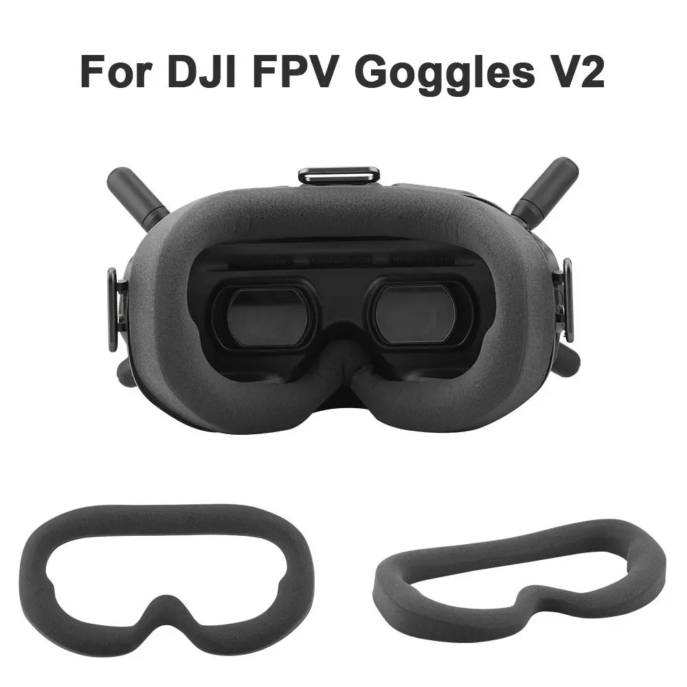 Drone Goggles Face Plate Kit Di Ricambio Per Dji Fpv Goggles V2 Face Mask Cover Drone Flight Glasses Cuscinetti Per Gli Occhi In Schiuma Di Spugna