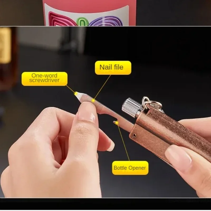 Description Picture 6 of itemMultifunction 10000 Match Wholesale LighterCreative Key Pendant Outdoor Portable Kerosene Flint Cigarette Accessories Men's Gift