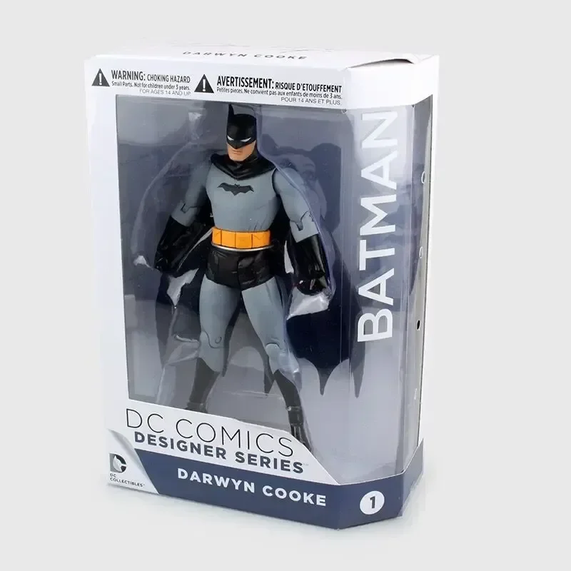Фото Dc Hottoys Dcc серия Дарвин Кук первого поколения Бэтмен 16 см ПВХ Аниме фигурки коллекционные украшения Рождественский подарок оптовая продажа №1