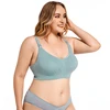 Plus Size Wireless Maternity Bra Front Open Gather Together Prevent Sagging Seamless 3D Breathable Comfortable Breastfeeding Bra 1