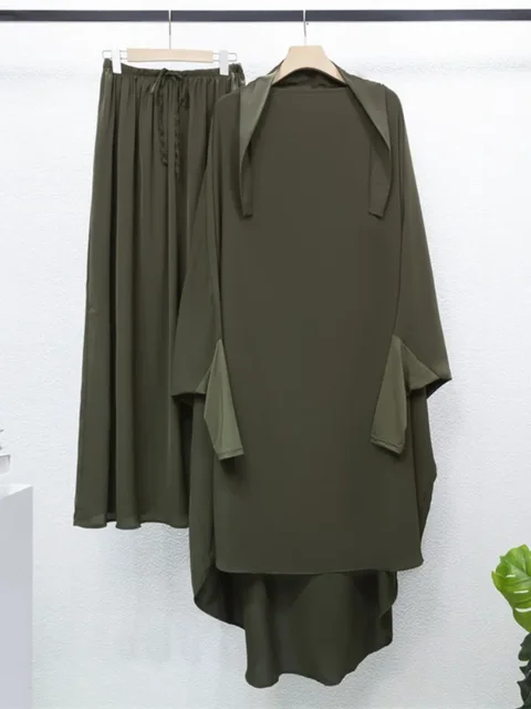 110630-11f732.jpg Robe de Prière pour Femme Musulmane, Ensemble Deux Pièces, Kaftan, Islam, Éducatif, Ramadan, Maroc, Arabe, Dubaï, Abayas, Décontracté