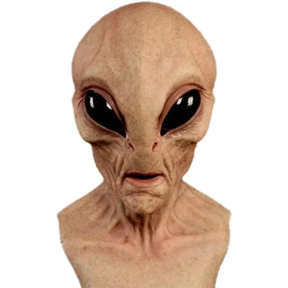 Halloween Costume Alien Dinosaur Mask Full Head Latex