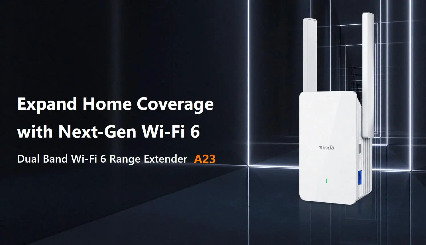 Tenda A23 WiFi6 Extensor Booster Faixa 2.4Ghz