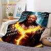 3D The Rock Dwayne Johnson Actor Soft Flannel Blanket,Throw Blanket Comfortable Blanket for Picnic Beds Sofa Home Bedroom Gift 2