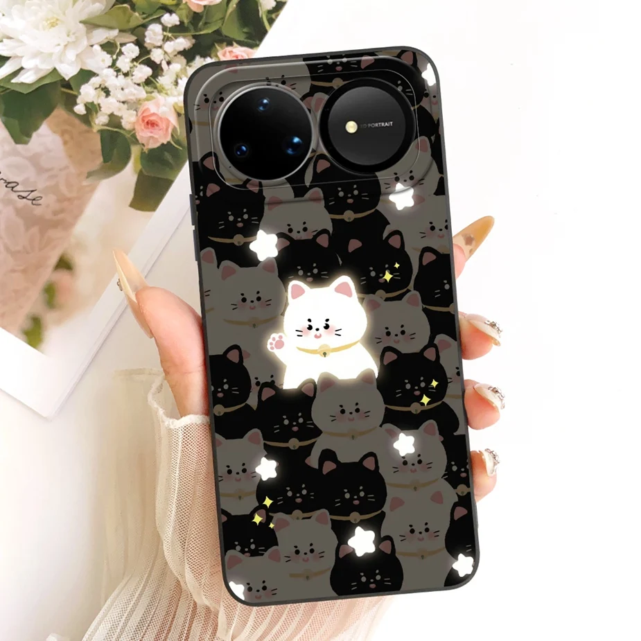 Cute Panda Duck Cartoon Soft Silicone Case