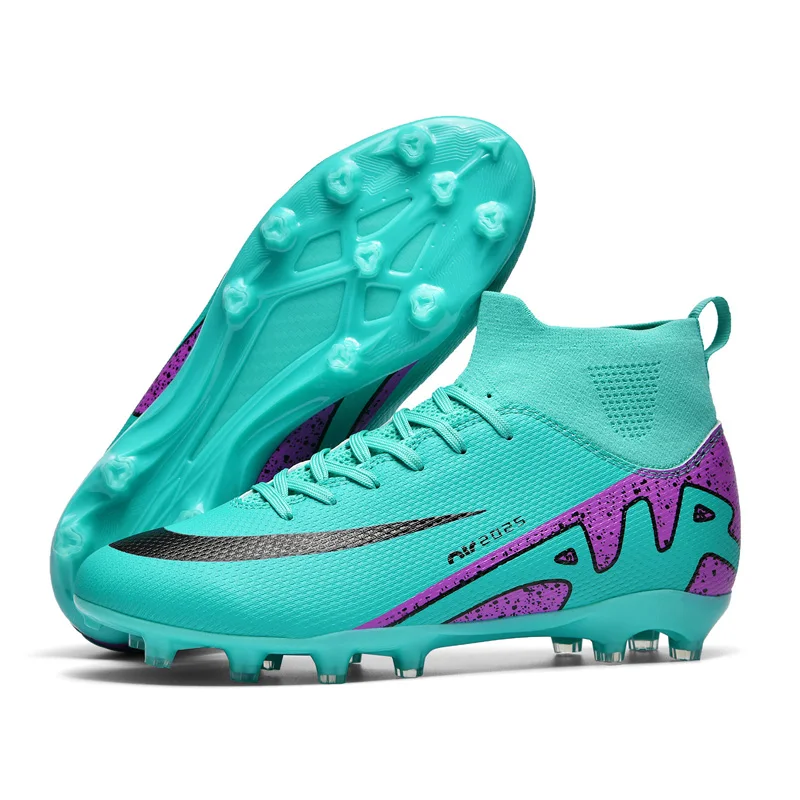 Ankle Studded Boots Soccer Cleats Outdoor Field Boot Unisex Non-Slip Sneaker football shoes