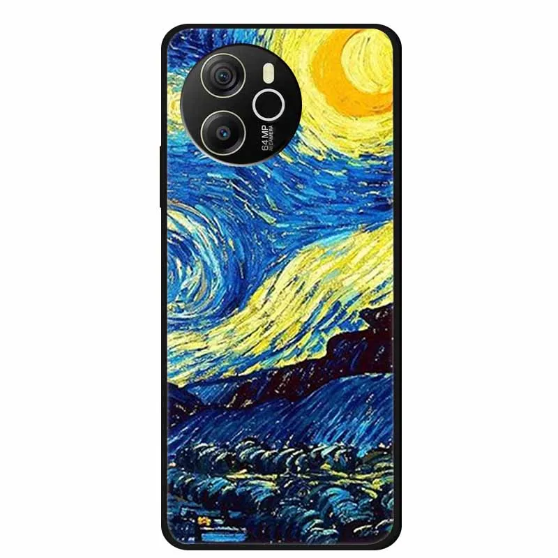 Cartoon Black Silicone Soft TPU Phone Cover - Protective Case