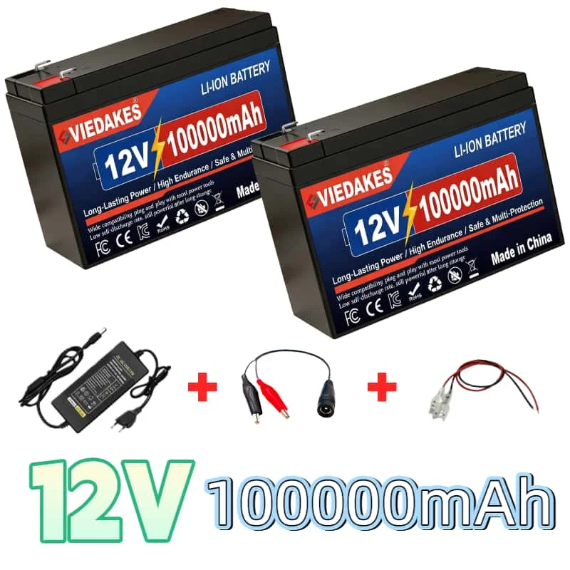 Batterie au lithium VIEDAKES 12V 100Ah avec BMS 100A intégré, plus de 6000 cycles pour onduleur solaire, camping-car, bateau, stock UE 1 Batterie au lithium VIEDAKES 12V 100Ah avec BMS 100A intégré, plus de 6000 cycles pour onduleur solaire, camping-car, bateau, stock UE 1