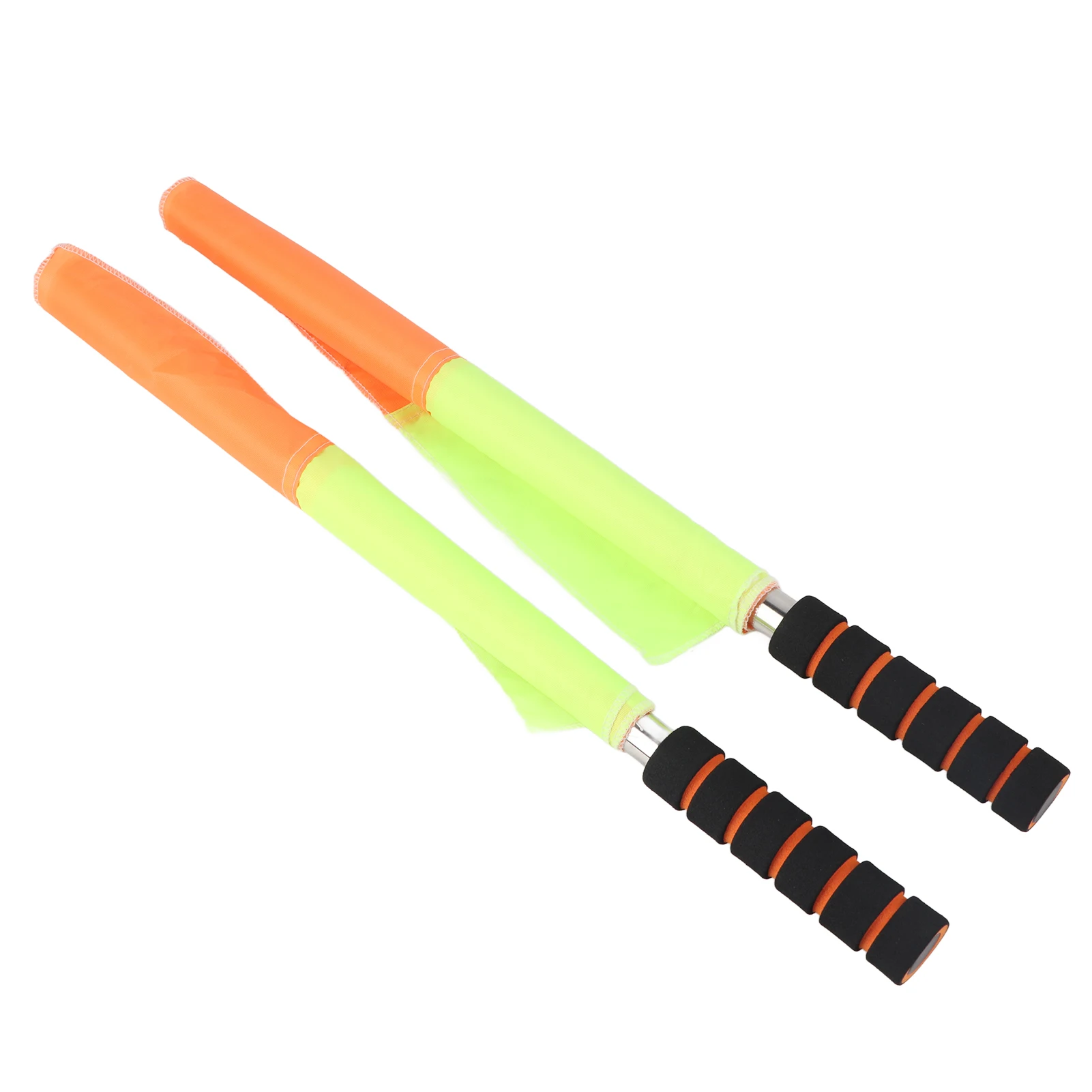 Football Referee Flag Soccer Judge Referee Linesman Flag with Storage Bag Sports Match Soccer Football Hockey Training Tool 2PCS referee flags