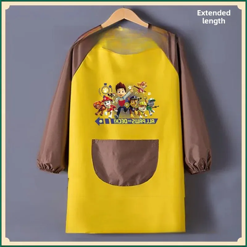 Children's Art Class Apron Waterproof Oil Resistant for Clay Sculpture Drawing And Calligraphy Primary School Students