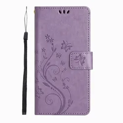 Chic Leather Phone Wallet Case with Flip Stand and Back Cover - Google Pixel 8 Pro (Light Purple FA)