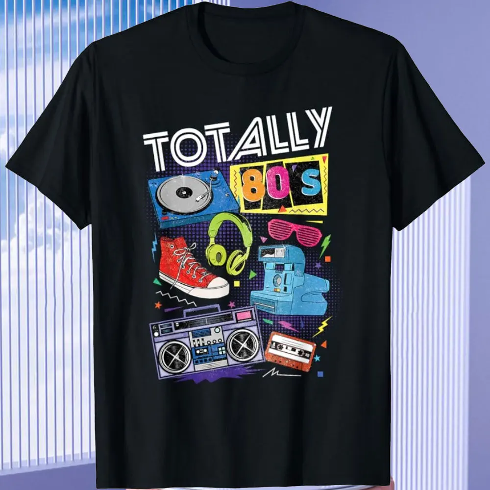 80s Vintage Graphic T-Shirt For Women - Retro Nostalgia Tee, Casual Short Sleeve, Sizes S-XL