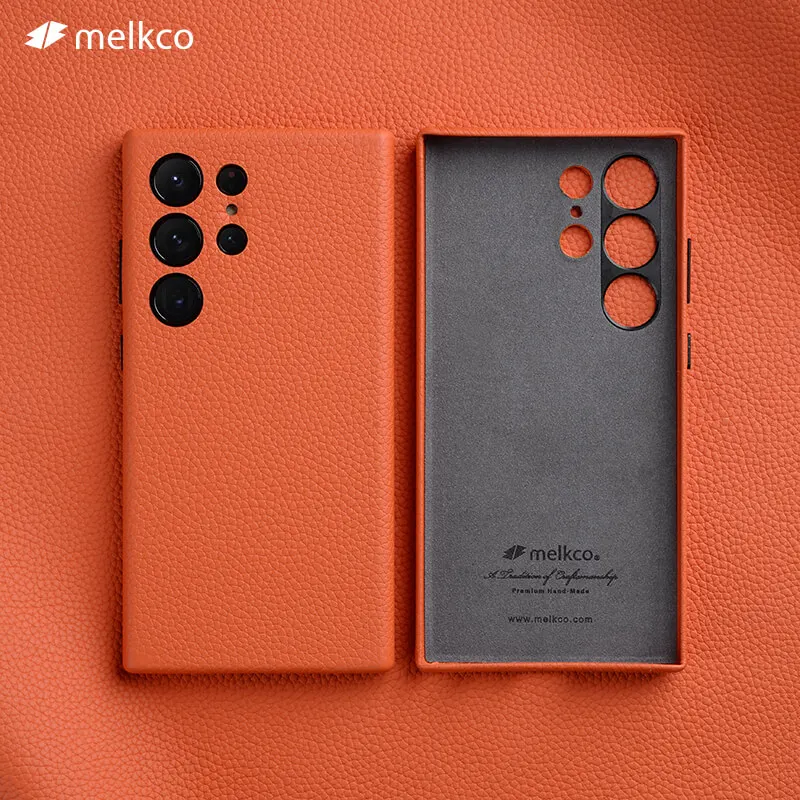 

Брендовый чехол Melkco из натуральной кожи премиум-класса для Samsung Galaxy S24 Ultra Plus S24 + чехол-накладка из натуральной воловьей кожи для телефона в деловом стиле