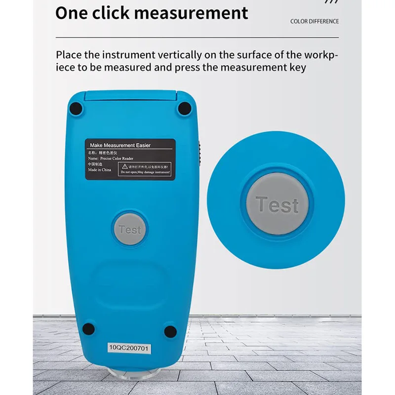 Portable Digital Color Analyzer with Color Screen Display for Lab Testing and Matching Coating Printing