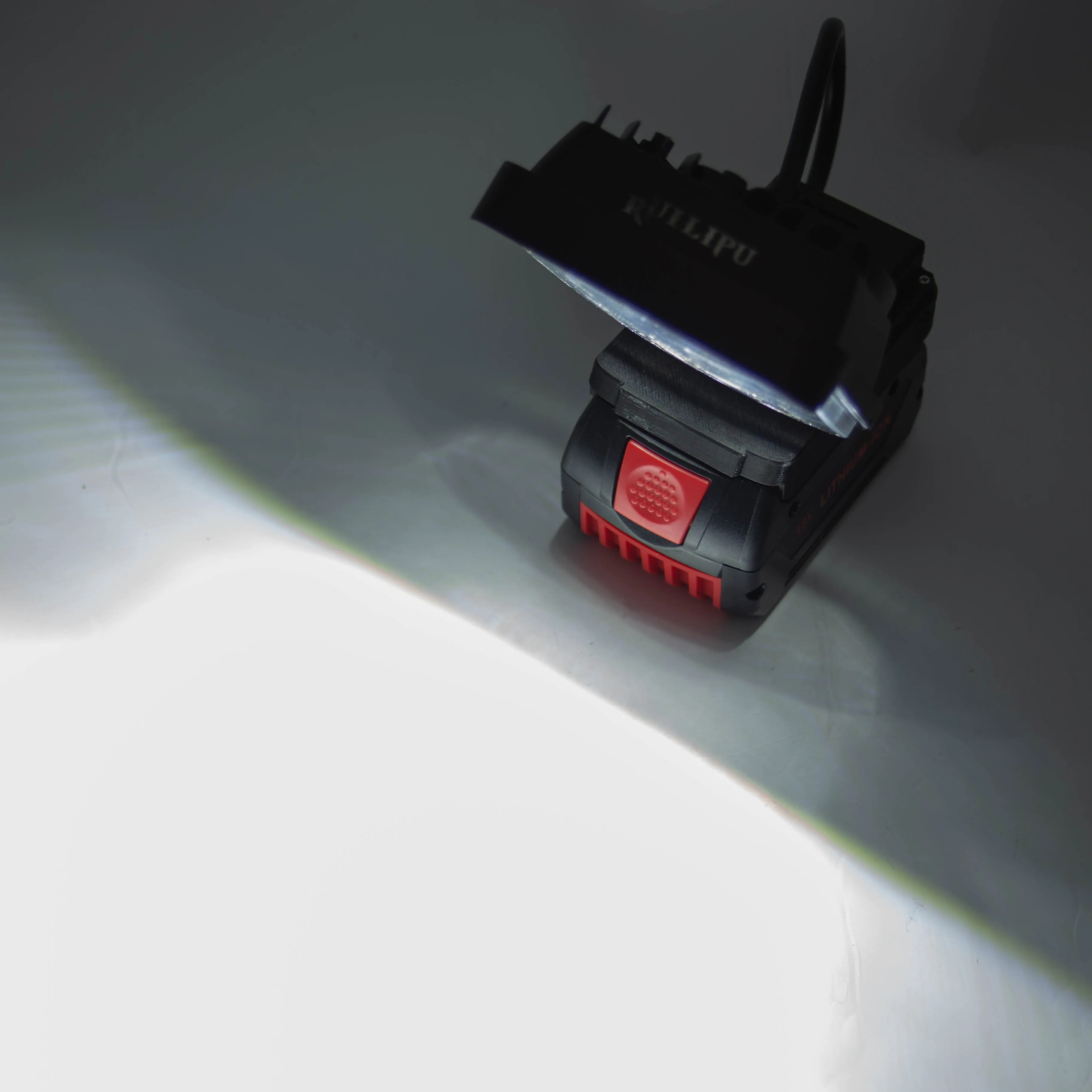 LED Work Light Portable Emergency Flood Lamp Camping lamp For Bosch 18V Lithium Battery w/ USB Flashlight (NO Battery)