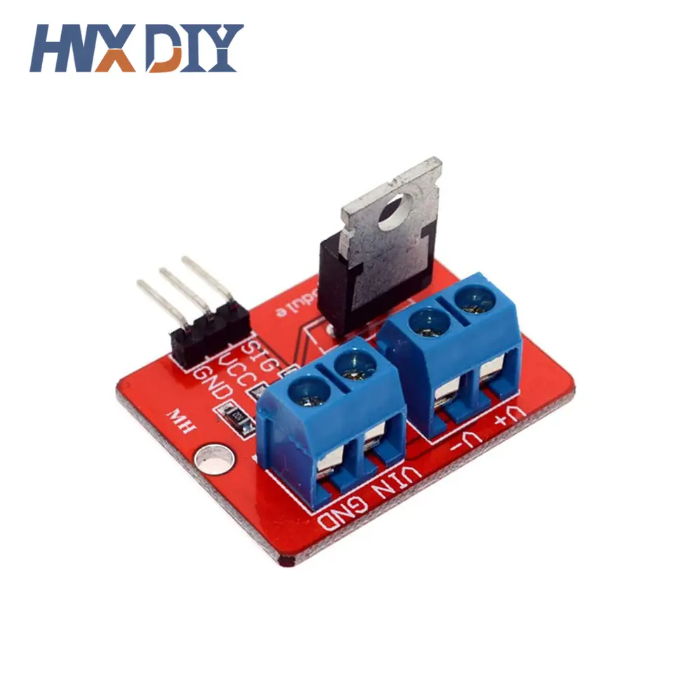 10pcs IRF520 MOS Driver Module PWM Dimmer 0-24V Top Mosfet Button IRF 520 For Arduino MCU ARM Raspberry pi image 3