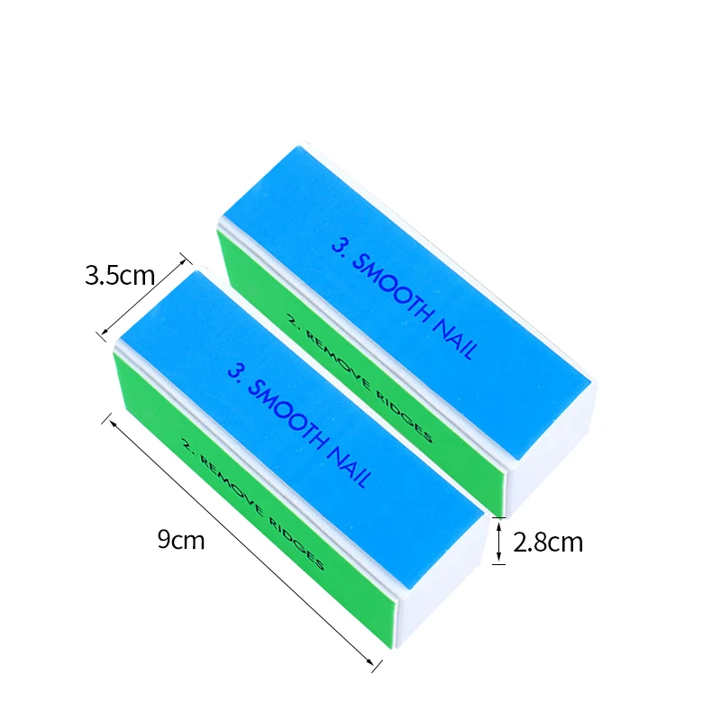 4단계 컬러풀 네일 버퍼 블록 강력 형광 네일 파일 및 버퍼 부드러운 광택 홈 및 살롱 DIY용