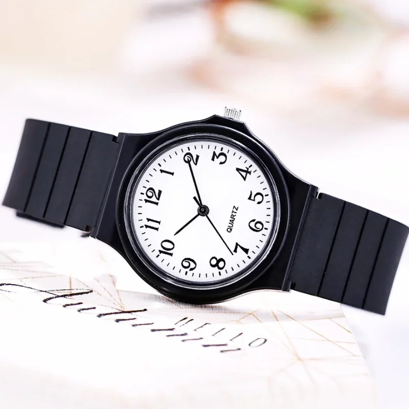 Orologio Al Quarzo Moda Semplice Per Donna Orologi Da Polso Per Studenti Orologio Con Cinturino In Silicone All'Ingrosso Reloj Mujer Elegante Reloj De