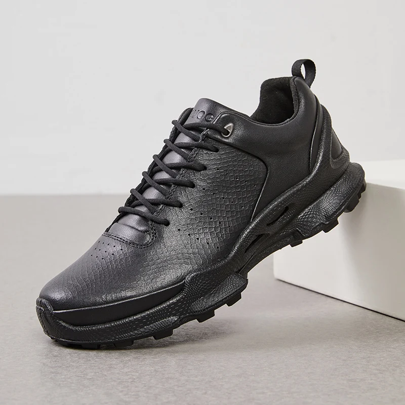 Casual Sneakers Genuine Leather Men Shoes Comfy Walking Hiking Jogging Sport Shoes for Men