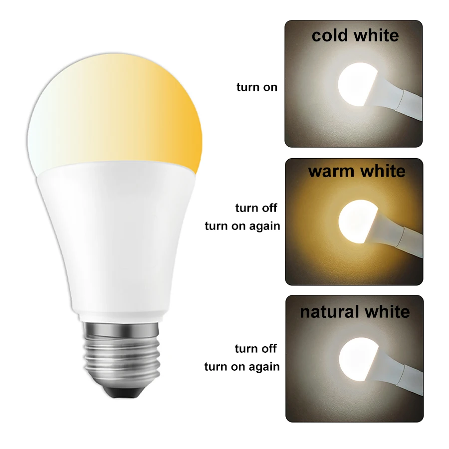 Bombilla LED de emergencia recargable con Control remoto IR, lámpara de  7/8w, blanco cálido/blanco, hogar, dormitorio, CA 85-265V /5V, E27