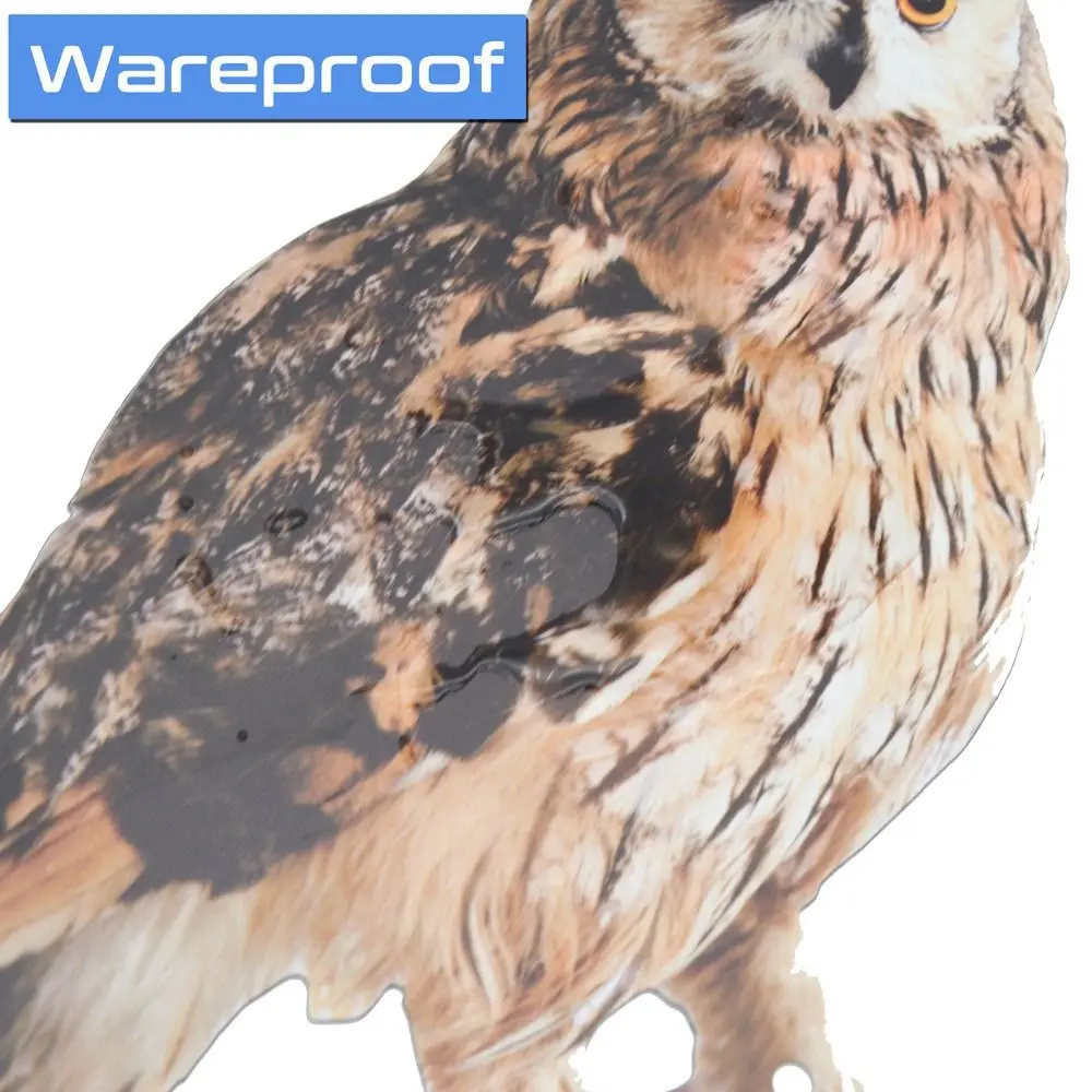 Bird Repellent Fake Waterproof Scare Devices Decoration Wind Chime Owl Scarecrow