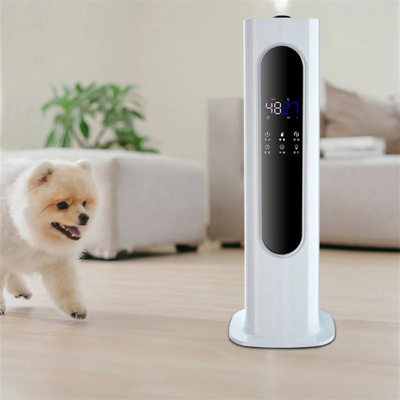 

8L Humidifier Intelligent Humidifier Humidifiers Remote Control Convenient Adding Water Intelligent Upgrade White And Black